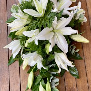 White Lily Spray