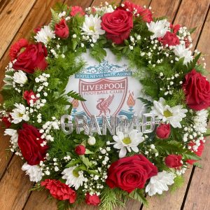 LIVERPOOL ASTON VILLA BIRMINGAHM CITY FOOTBALL WREATHS