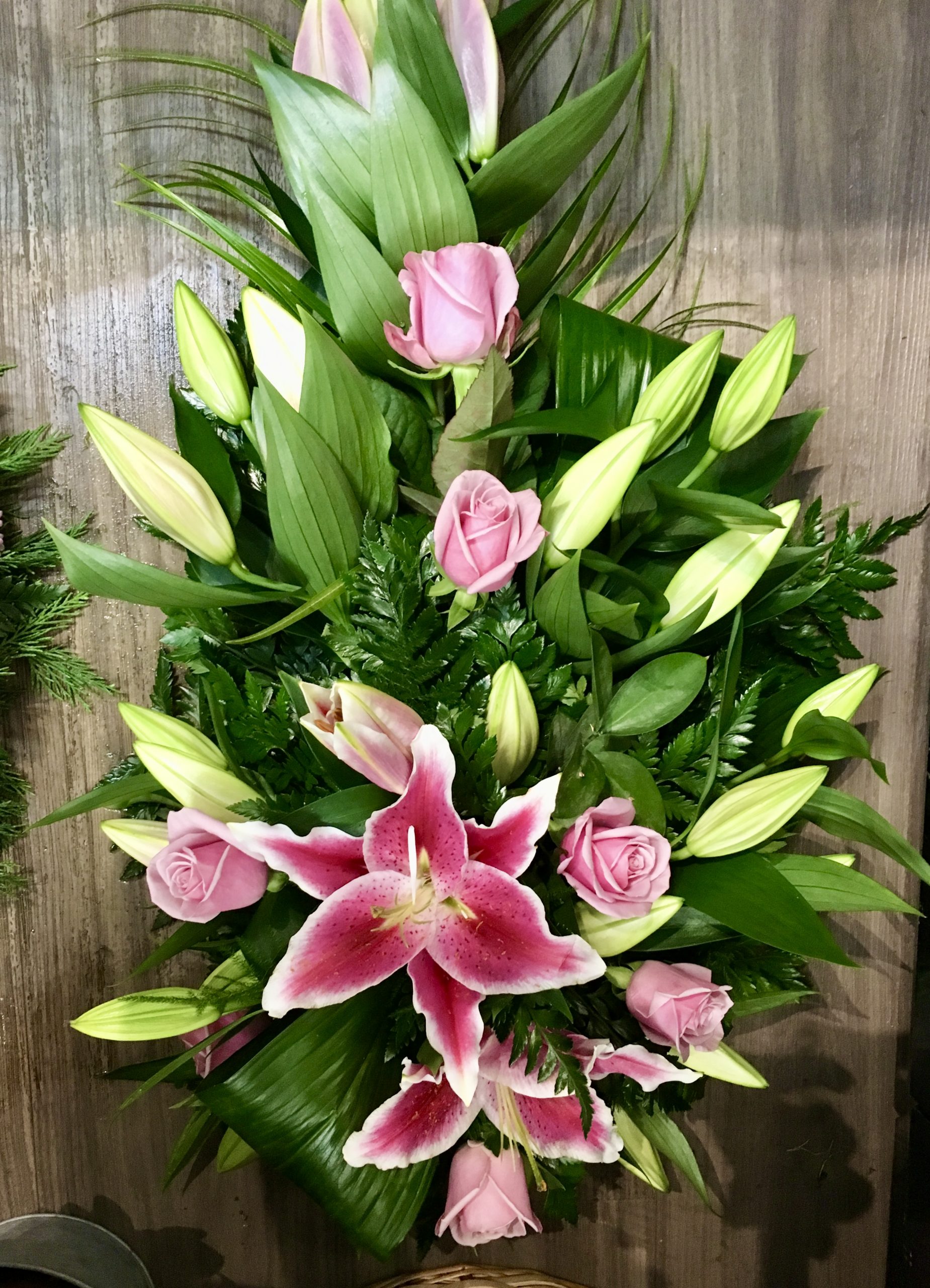 White Lily Spray - Image 4