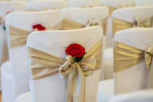 chair flowers
