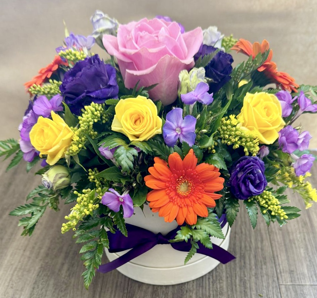 Bright & Vibrant Hat Box