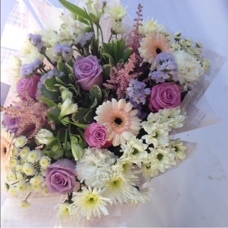 Country Garden Style Hand Tied In Water Same Day Delivery