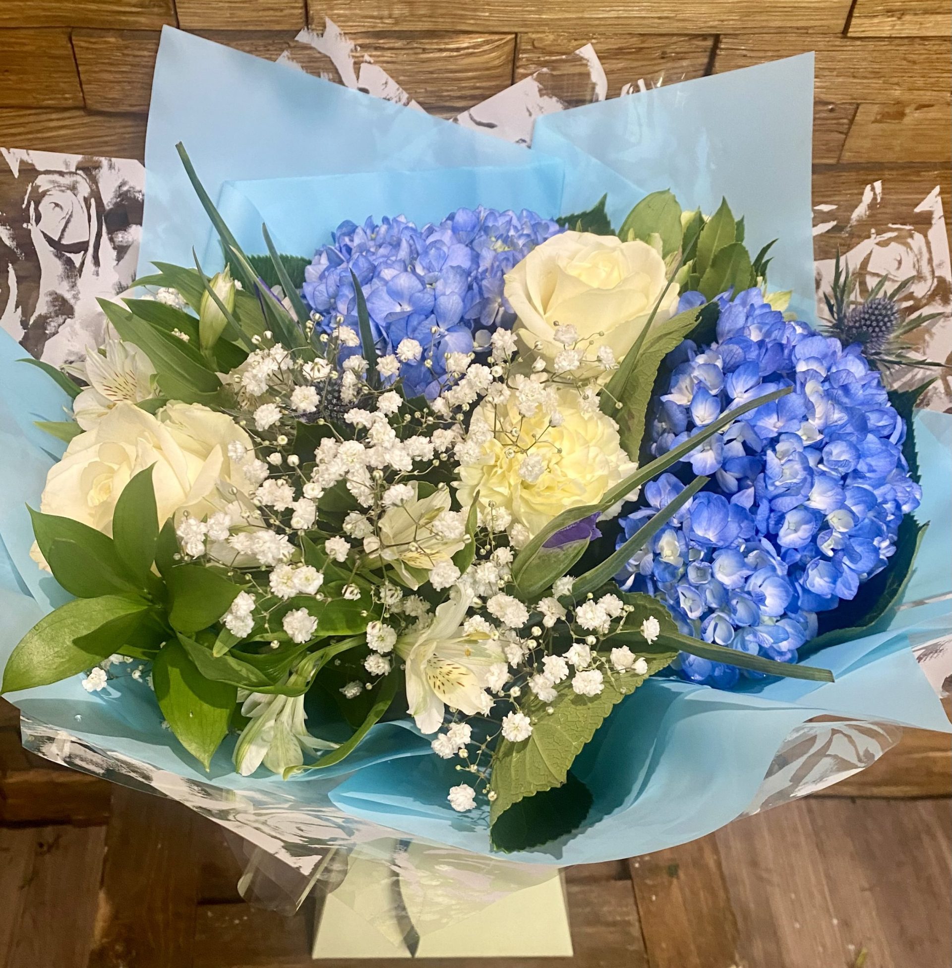 Forever Blue Flowers
