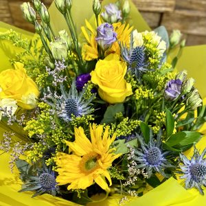 Lemon and Blue Sunrise Same Day Delivery