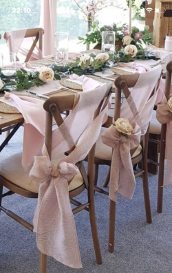 chair sashes