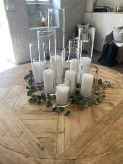 vase candles