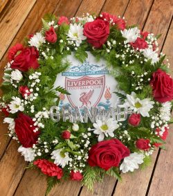 LIVERPOOL ASTON VILLA BIRMINGAHM CITY FOOTBALL WREATHS