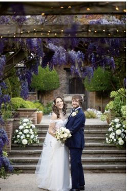 hand tied wedding bouquet