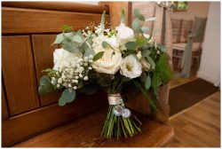 hand tied wedding bouquet
